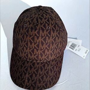 MICHAEL KORS NWT COFFEE/BROWN UNISEX CAP